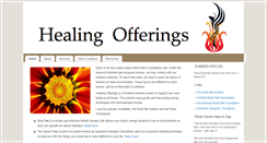 Desktop Screenshot of healingofferings.com